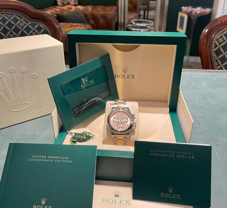 Rolex Daytona 126503 Champagne Zenith Dial Steel Gold New Nos 2025