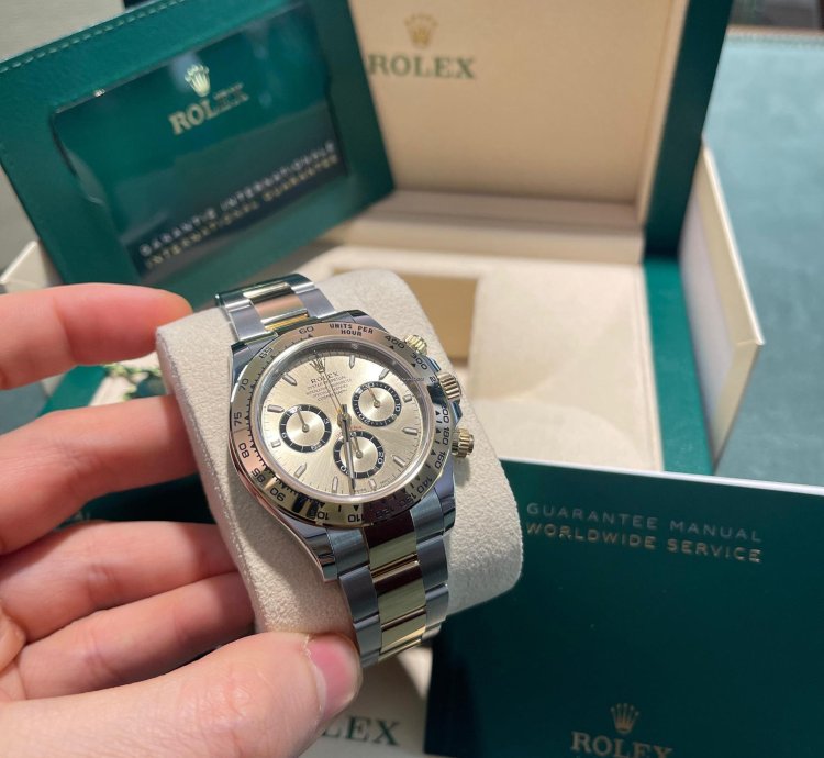 Rolex Daytona 126503 Champagne Zenith Dial Steel Gold New Nos 2025
