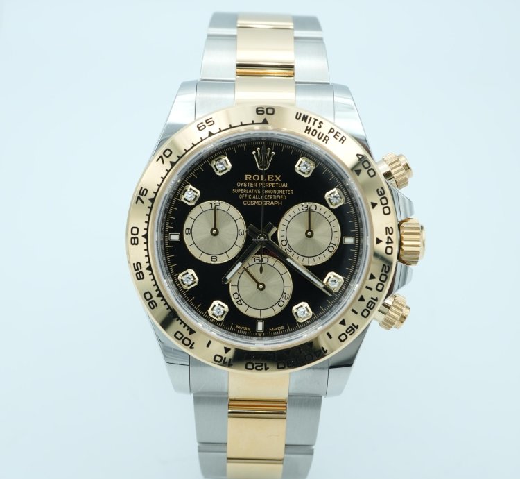 Rolex Daytona 126503 Daytona 40 Mm Black Factory Diamond Dial Oyster Bracelet Complete Set 2024