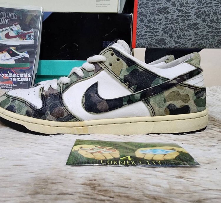 Nike Sb Dunk Low Camo Legion Green