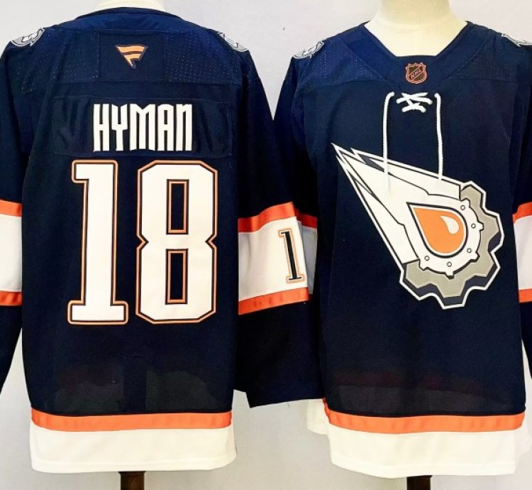 Edmonton Oilers 18 Zach Hyman Jersey