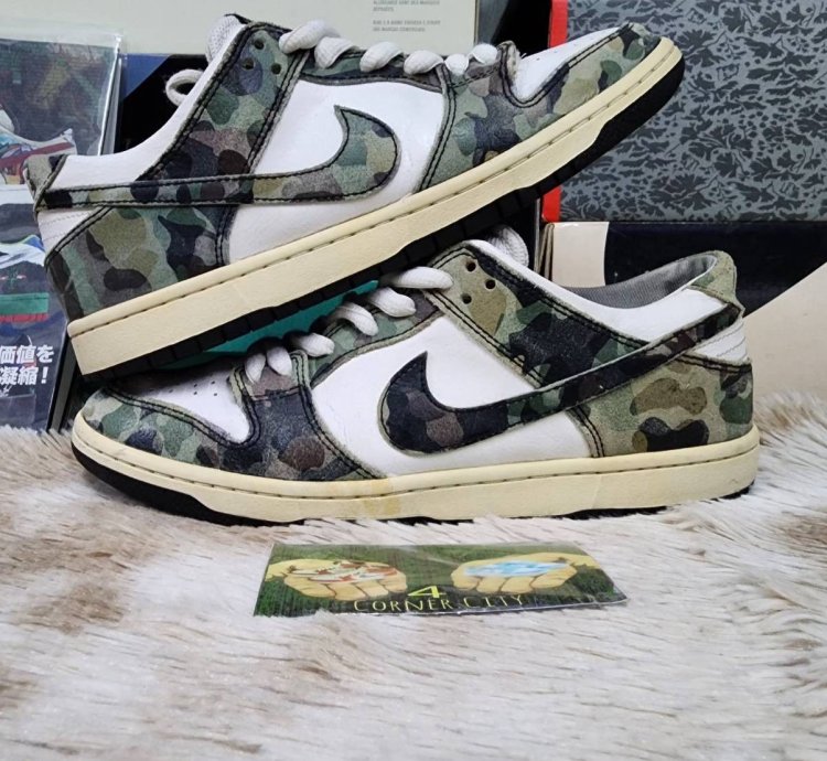 Nike Sb Dunk Low Camo Legion Green