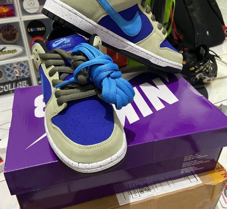Nike Sb Dunk Low Celadon Uk7 5 Us8 Og Box Laces