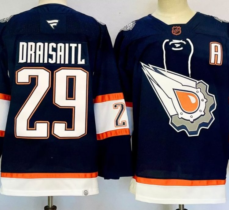 Edmonton Oilers 29 Leon Draisaitl Jersey Stitched