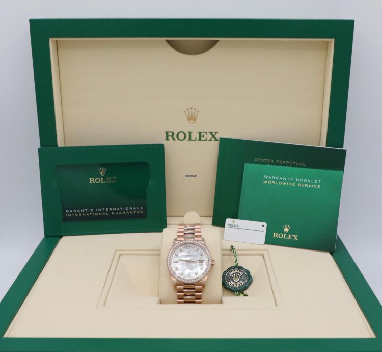 Rolex Day-date 36 2022 New Day-date 36 Mother Of Pearl Dial Rose Gold