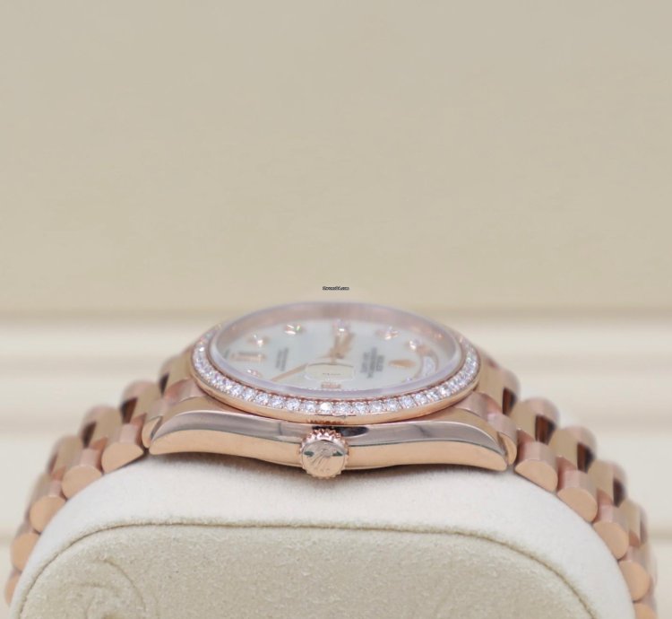Rolex Day-date 36 2022 New Day-date 36 Mother Of Pearl Dial Rose Gold