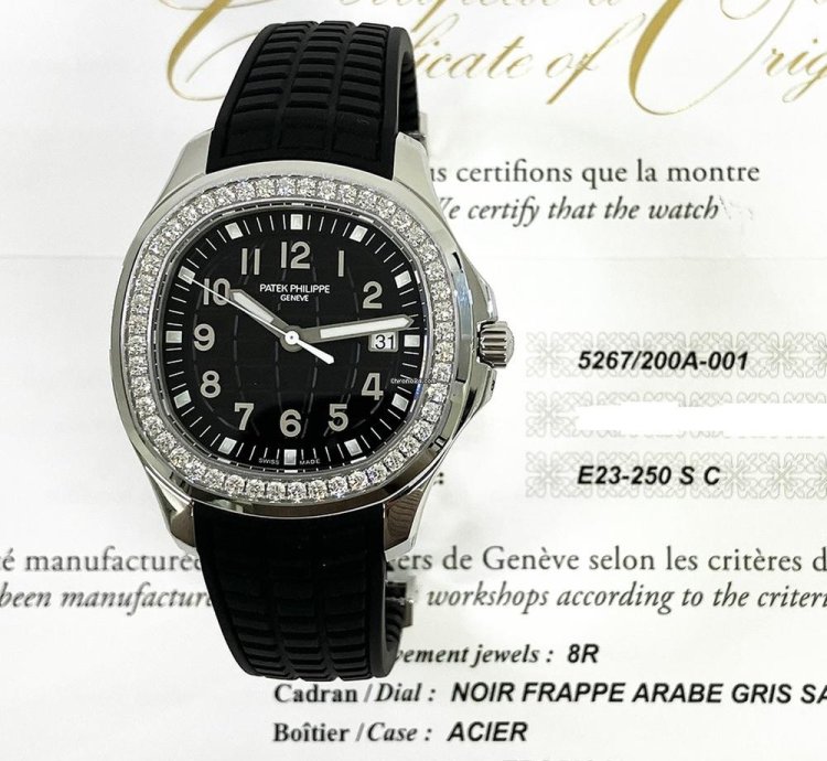 Patek Philippe Aquanaut Luce Stainless Steel Black Arabic Dial 5267 200a-001
