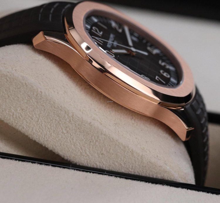 Patek Philippe Aquanaut Mint Complete Set Brown Dial Rose Gold 40mm Tropical Sport Strap 5167r-001