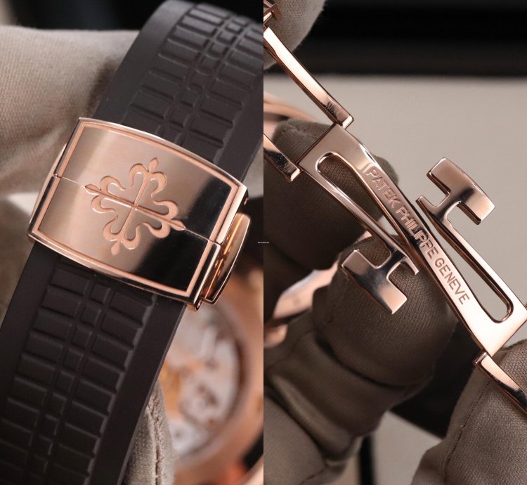 Patek Philippe Aquanaut Mint Complete Set Brown Dial Rose Gold 40mm Tropical Sport Strap 5167r-001
