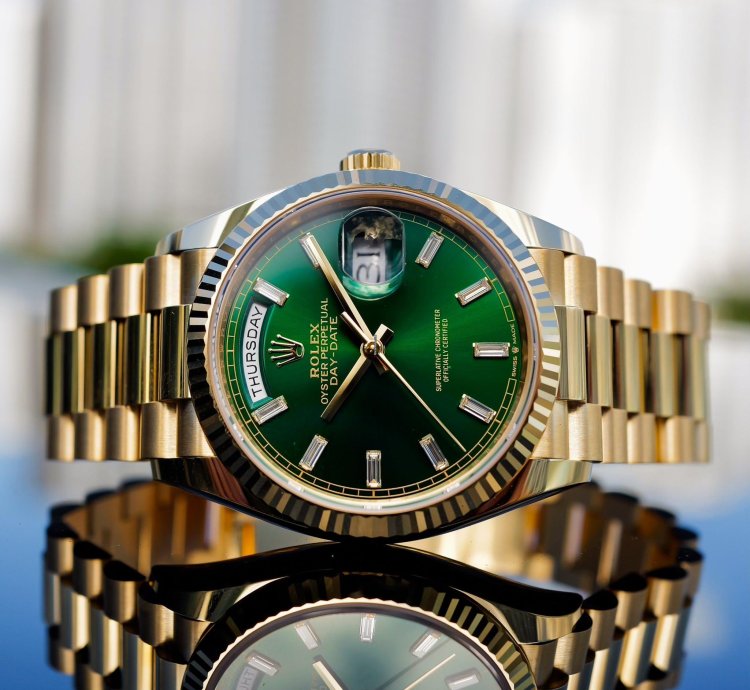 Rolex Day-date 36 2024 Day-date 36mm Green Dial 128238