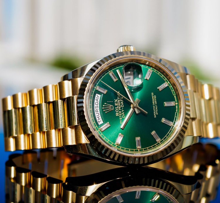 Rolex Day-date 36 2024 Day-date 36mm Green Dial 128238