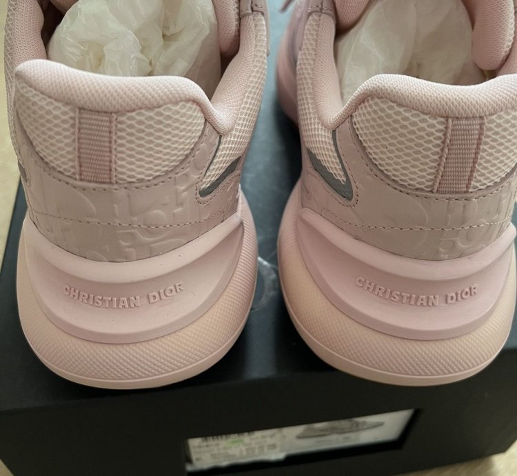 Final Drop - Dior B24 Pale Pink Trainer Sneakers