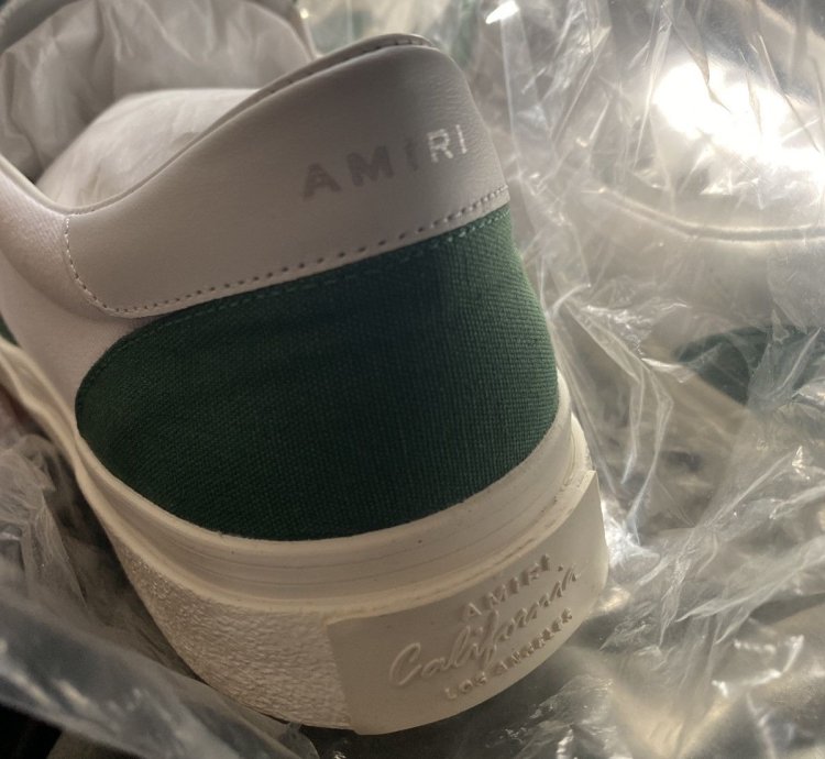 Final Drop Green Amiri Slip On Skel Toes