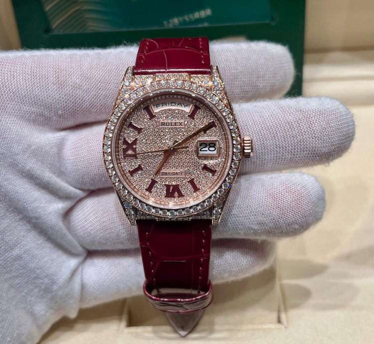 Rolex Day-date 36 36mm 128155rbr 2022 Full Set