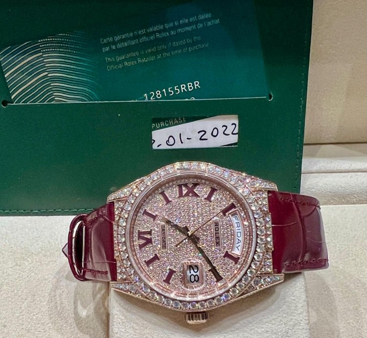 Rolex Day-date 36 36mm 128155rbr 2022 Full Set