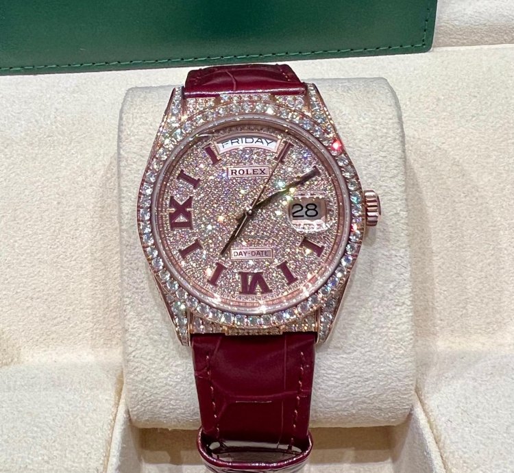 Rolex Day-date 36 36mm 128155rbr 2022 Full Set