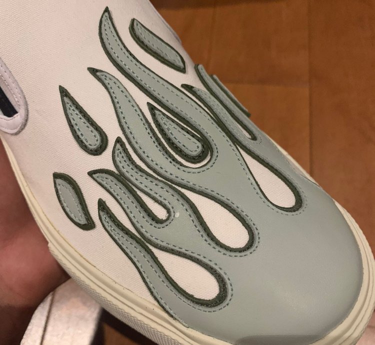 Flame Slip On Sneakers