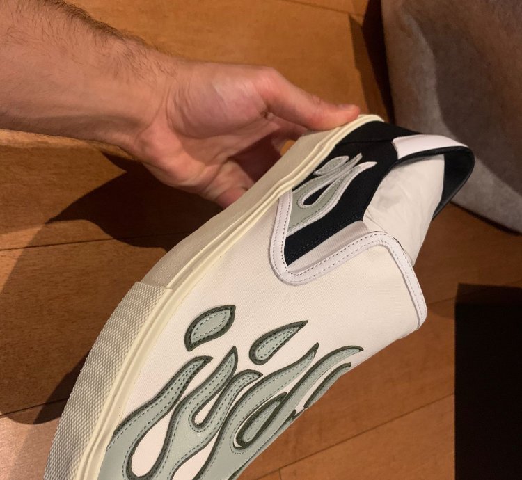 Flame Slip On Sneakers