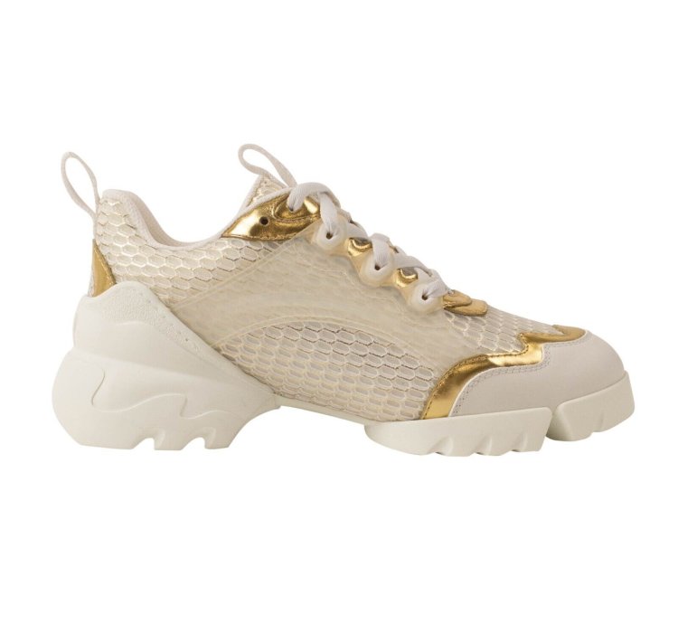Gold Mesh -connect Sneakers Size 39