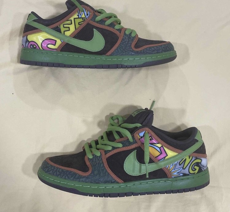 Nike Sb Dunk Low De La Soul 2015 Size 10 5 Us