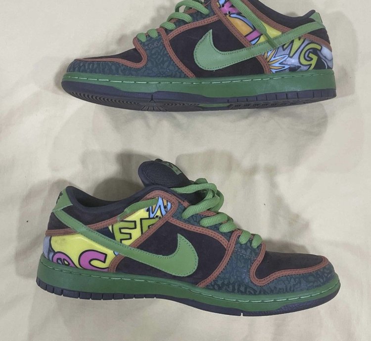 Nike Sb Dunk Low De La Soul 2015 Size 10 5 Us