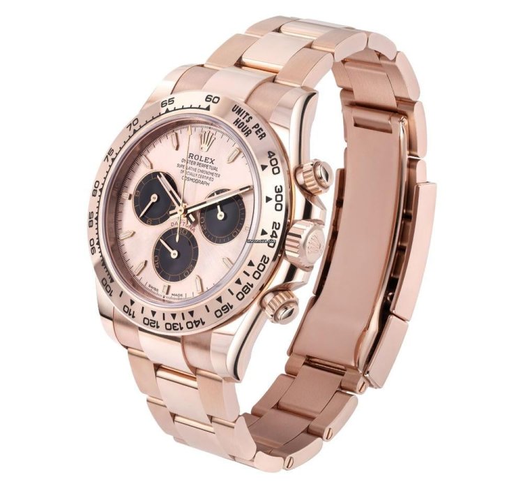Rolex Daytona 126505 18k Rose Gold Sundust Index Dial 40 Mm