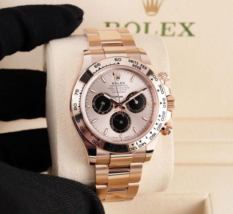 Rolex Daytona 126505 18k Rose Gold Sundust Index Dial 40 Mm