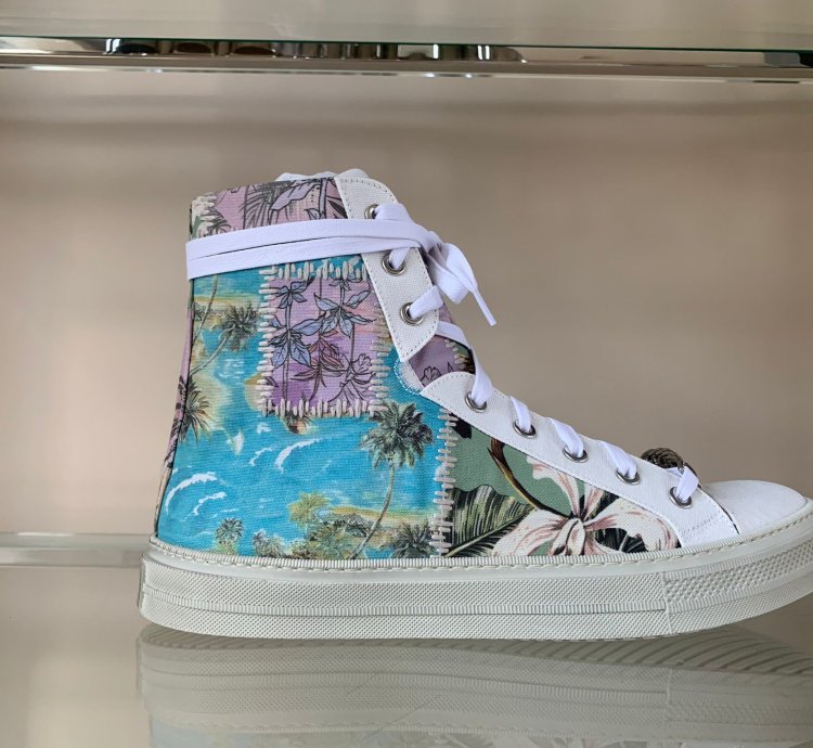 Hawaiian Reconstructed Sunset High Top In Multicolor