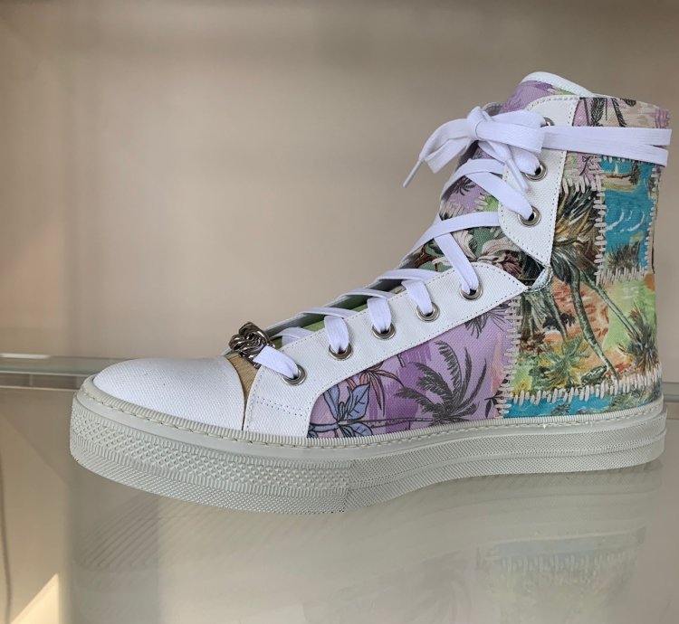 Hawaiian Reconstructed Sunset High Top In Multicolor