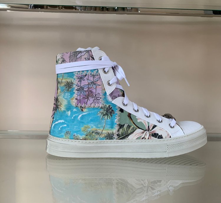 Hawaiian Reconstructed Sunset High Top In Multicolor