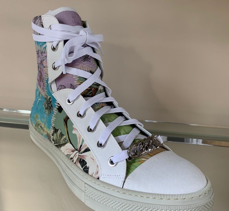 Hawaiian Reconstructed Sunset High Top In Multicolor