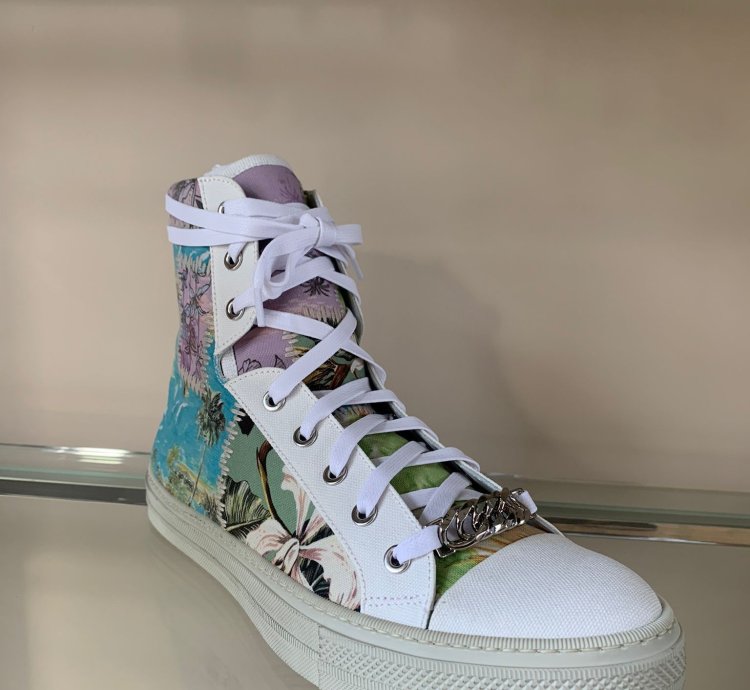 Hawaiian Reconstructed Sunset High Top In Multicolor