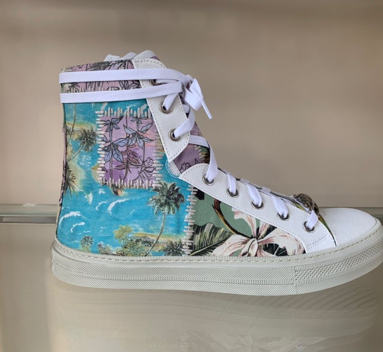Hawaiian Reconstructed Sunset High Top In Multicolor