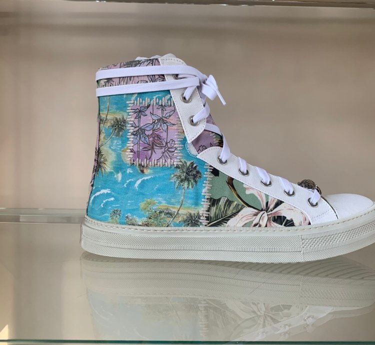 Hawaiian Reconstructed Sunset High Top In Multicolor