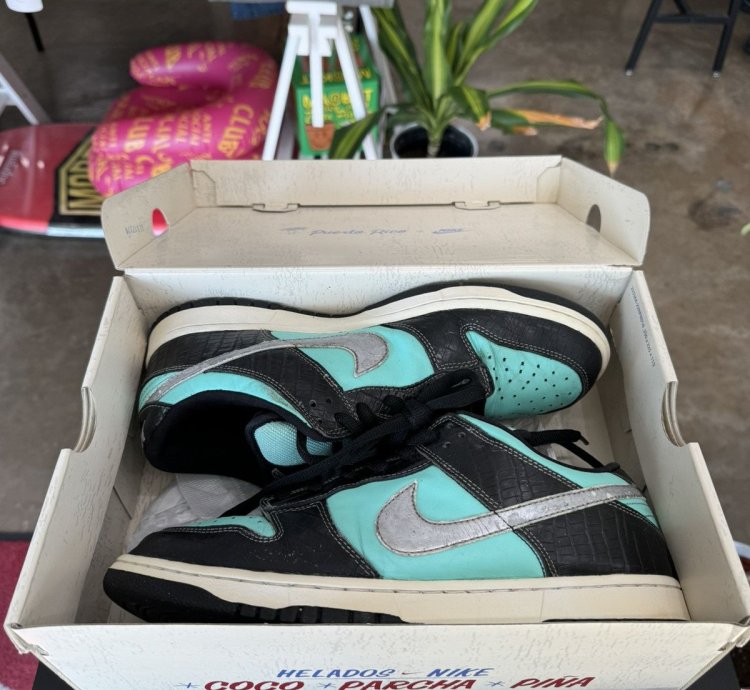 Nike Sb Dunk Low Diamond Supply Tiffany Sz 12 2005