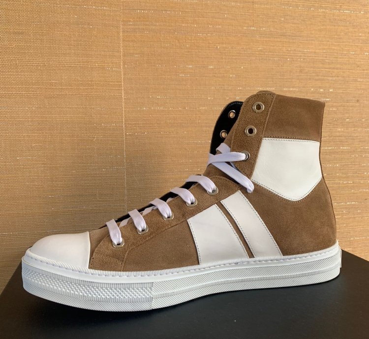 High Top Sunset Sneakers In Beige Taw