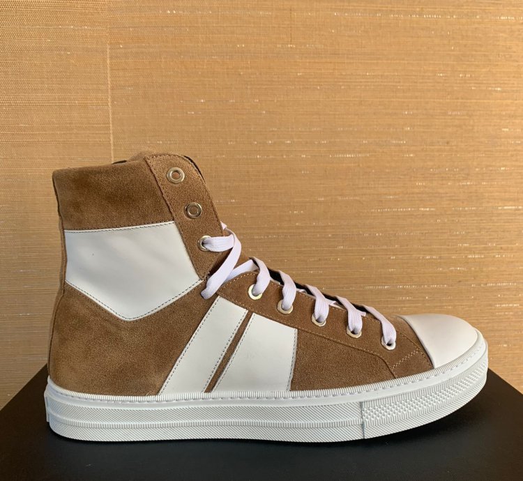 High Top Sunset Sneakers In Beige Taw