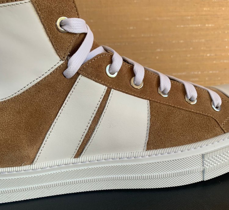 High Top Sunset Sneakers In Beige Taw