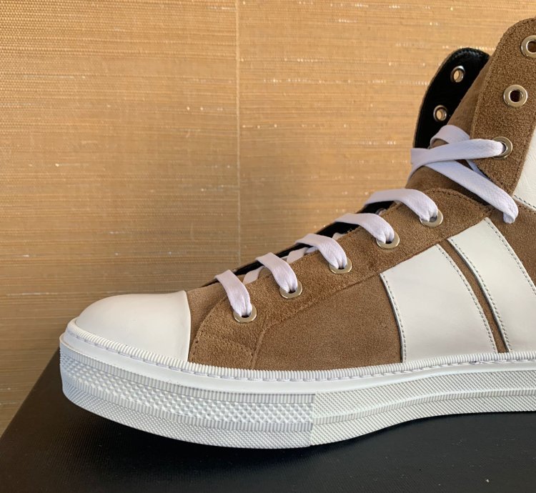 High Top Sunset Sneakers In Beige Taw