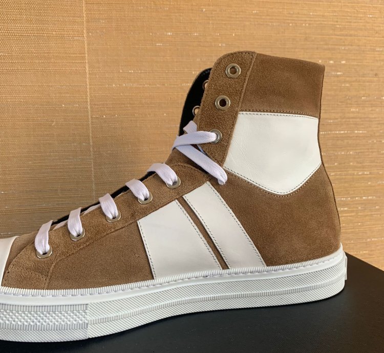 High Top Sunset Sneakers In Beige Taw