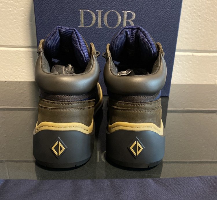 Hiking Boots Brown Blue Dior