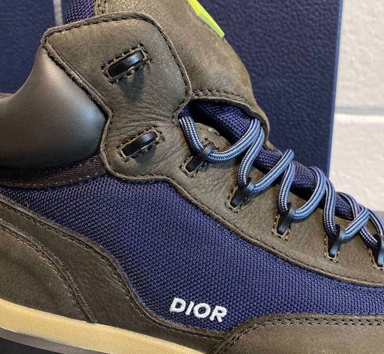 Hiking Boots Brown Blue Dior
