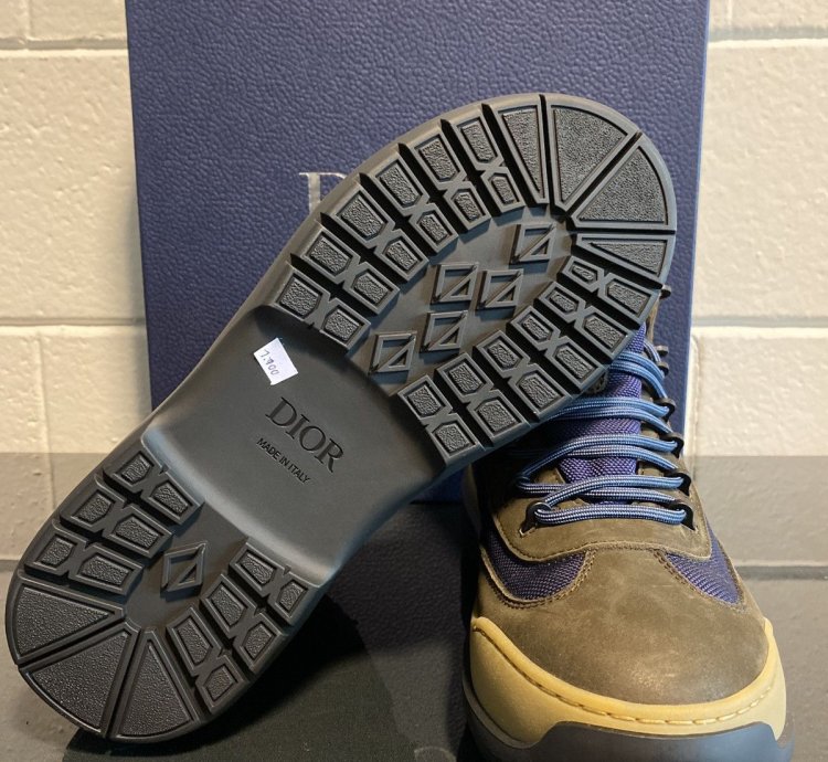 Hiking Boots Brown Blue Dior