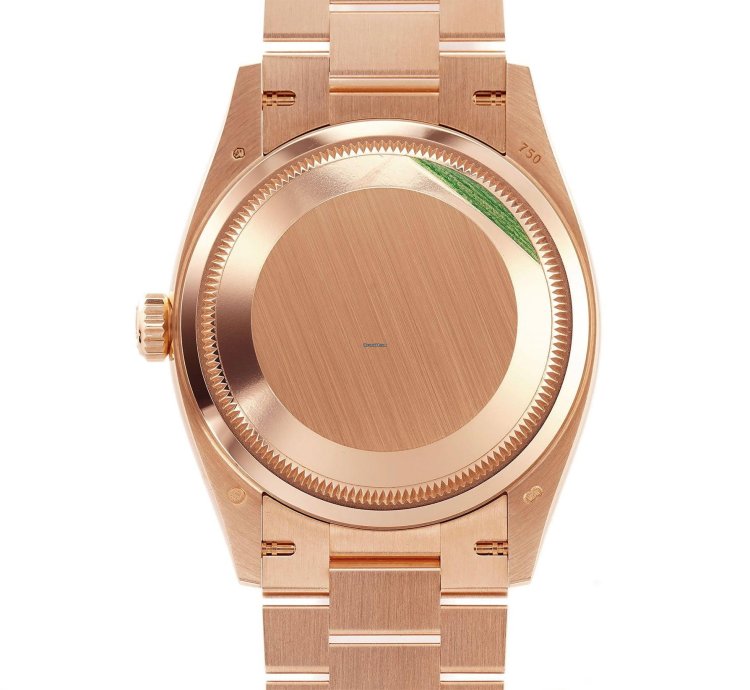 Rolex Day-date 36 36mm 18k Everose Gold President Green Aventurine Diamond Dial