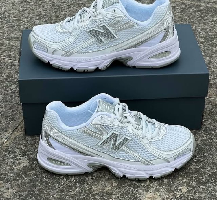 New Balance 740 White Silver