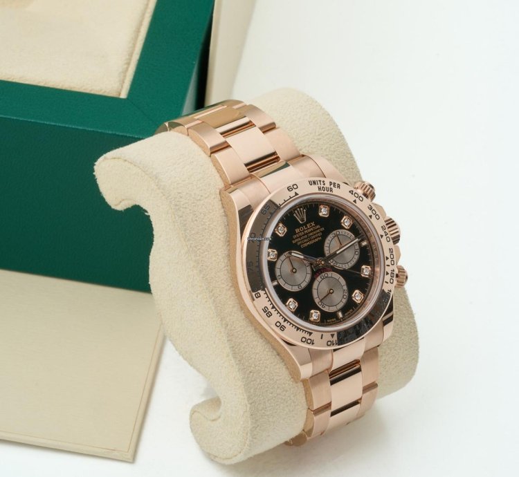 Rolex Daytona 126505 Black Diamond Index Dial