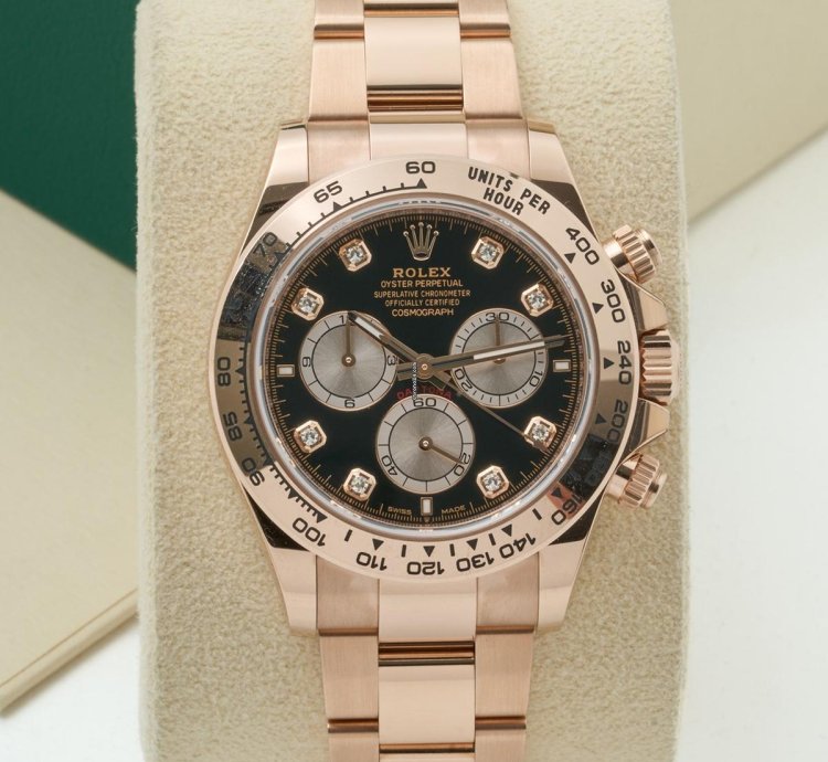 Rolex Daytona 126505 Black Diamond Index Dial