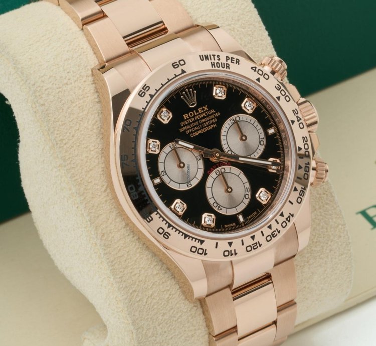 Rolex Daytona 126505 Black Diamond Index Dial