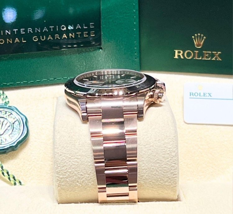Rolex Daytona 126505 Daytona 40mm Rose Gold Black Diamond Set Oyster