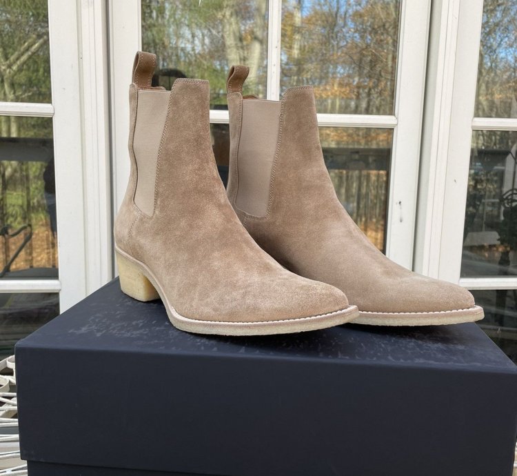 Last Dropp Pointy Toe Chelsea Boots Sz 44 5 Bnib